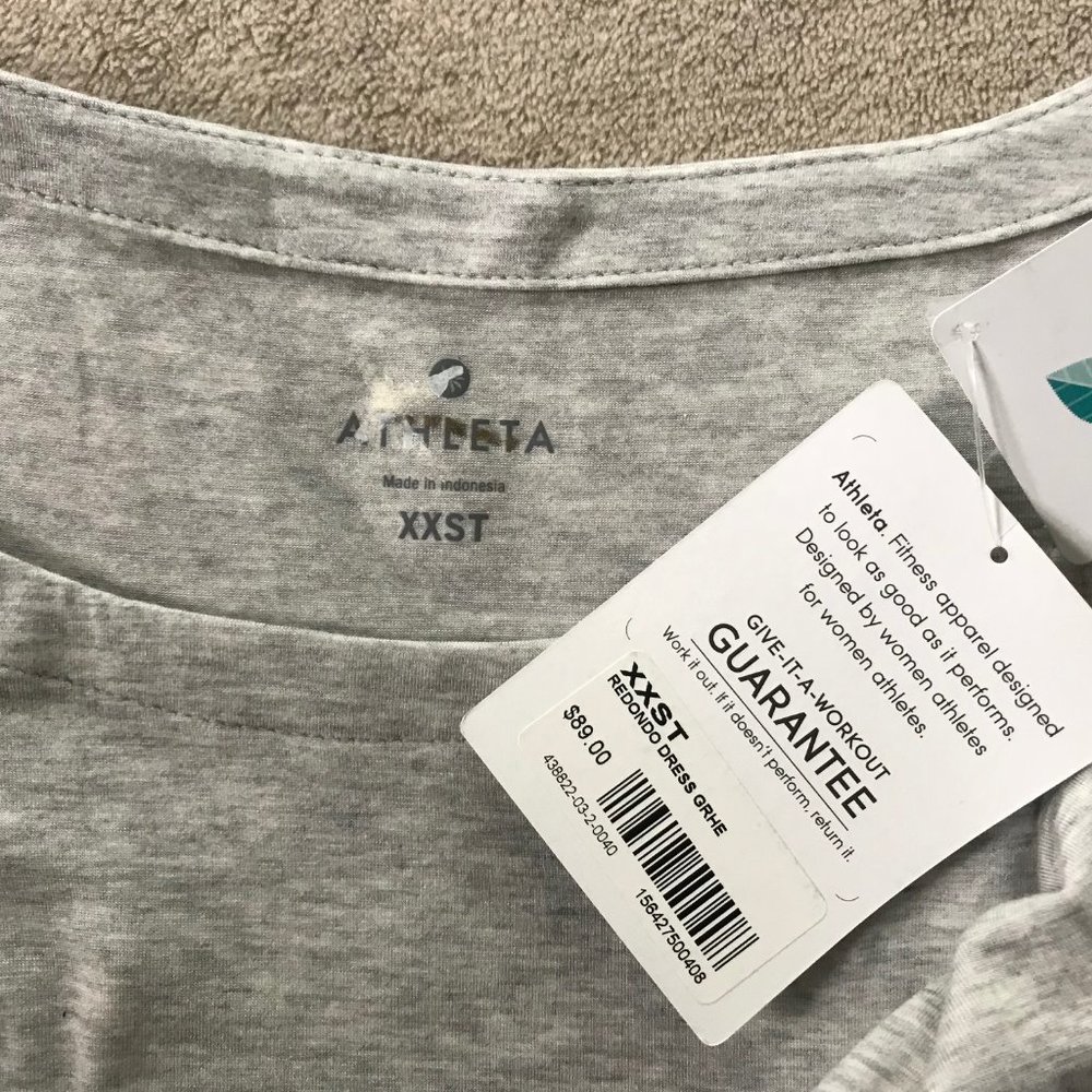 Athleta Redondo Dress Gray XXSmall Tall - Picture 7 of 8